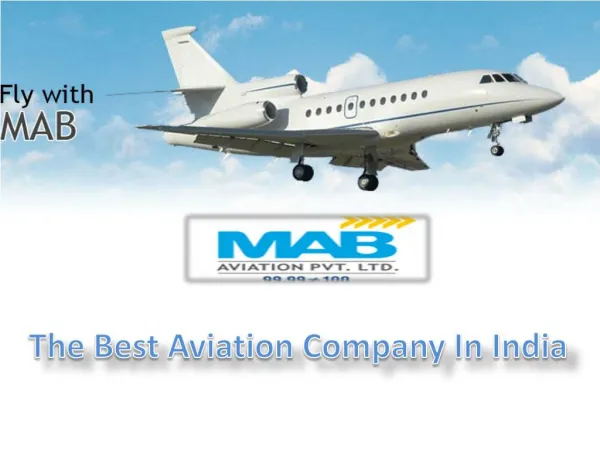 Air Charter Services In India - Mab Aviation