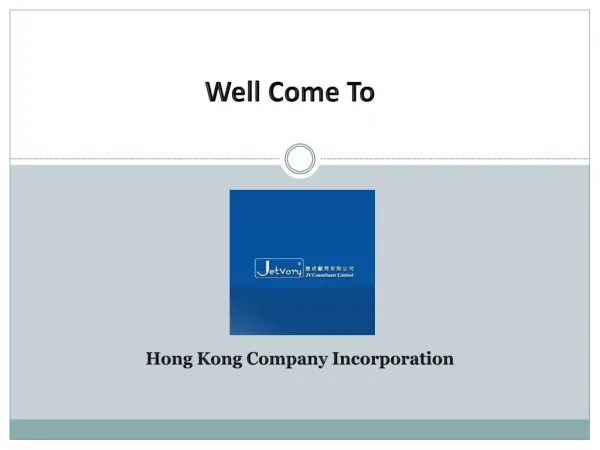 Hong Kong Company Incorporation
