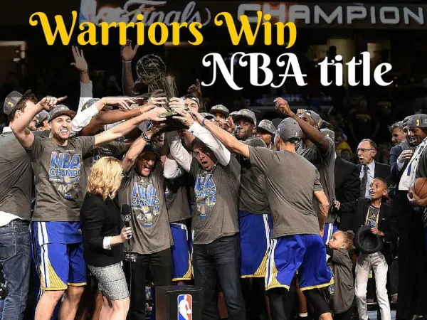 Warriors win NBA title