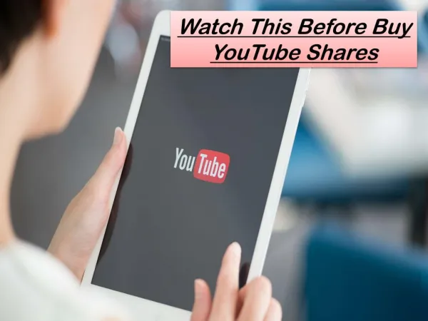 Steps to Buy YouTube Shares