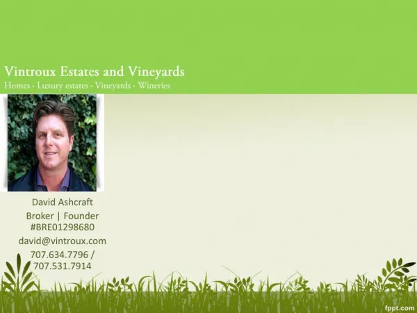 Vintroux Real Estate - Vineyard & Winery