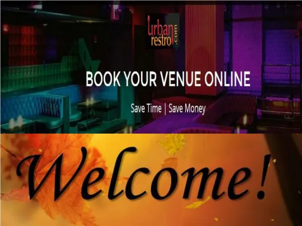 UrbanRestro - Online Banquet Booking Platform