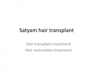 Hair transplant - hair implant - bald treatment