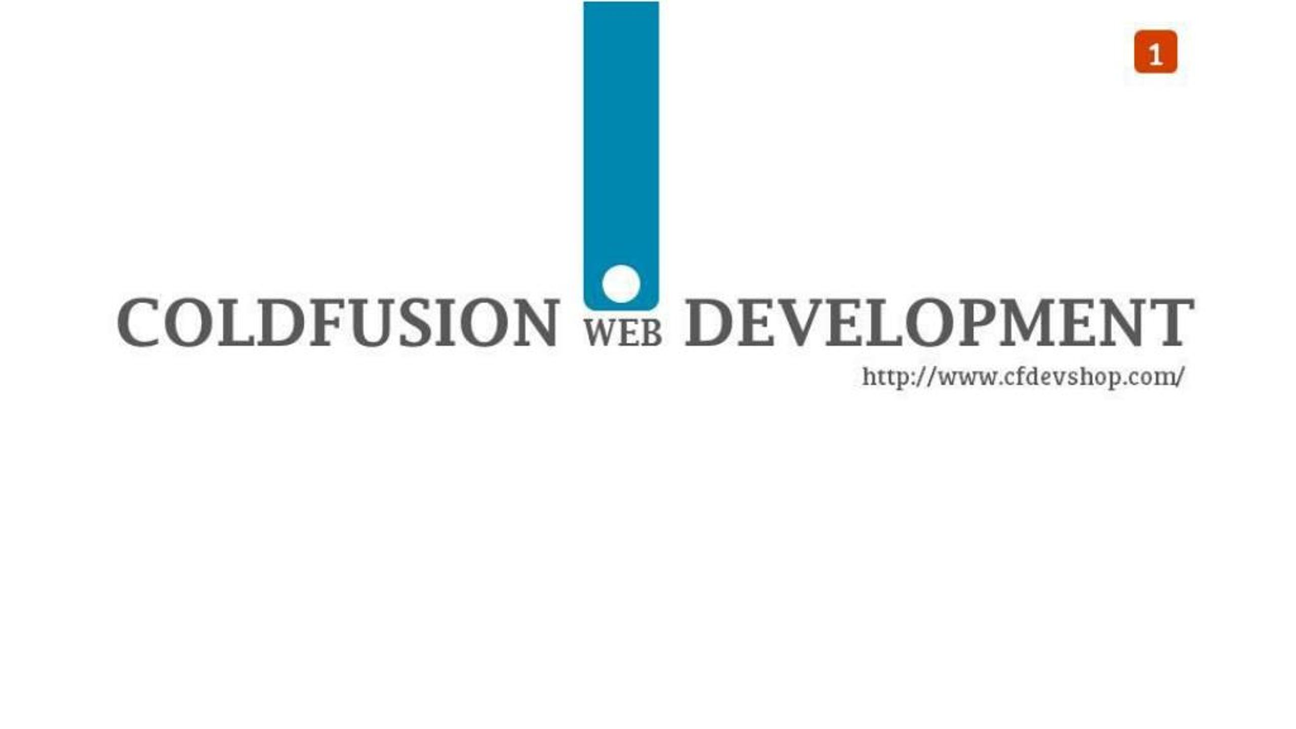 PPT - ColdFusion Fast & Easy Web Development PowerPoint Presentation ...
