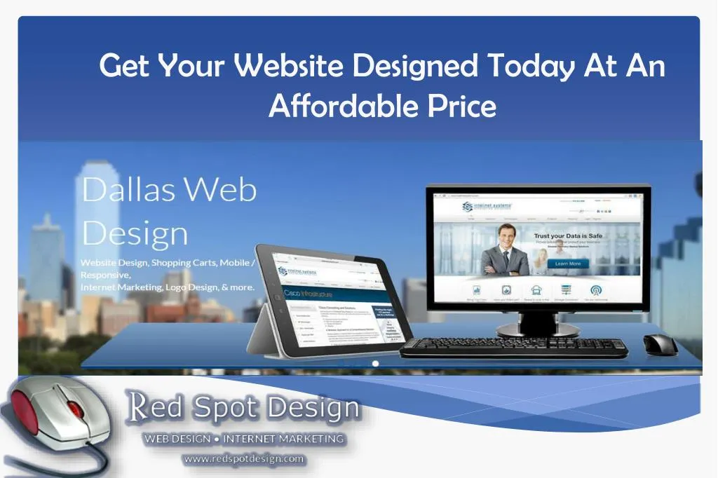 get your website designed today at an affordable price