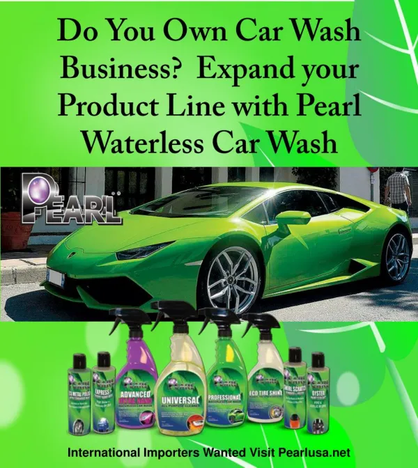 Do You Own Car Wash Business_ Expand Your Product Line With
