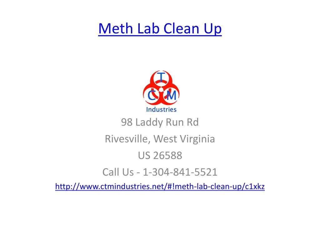 meth lab clean up