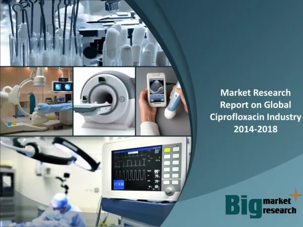 Market Research Report on Global Ciprofloxacin Industry 2014