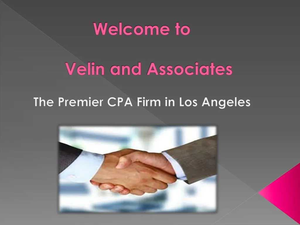 welcome to velin and associates
