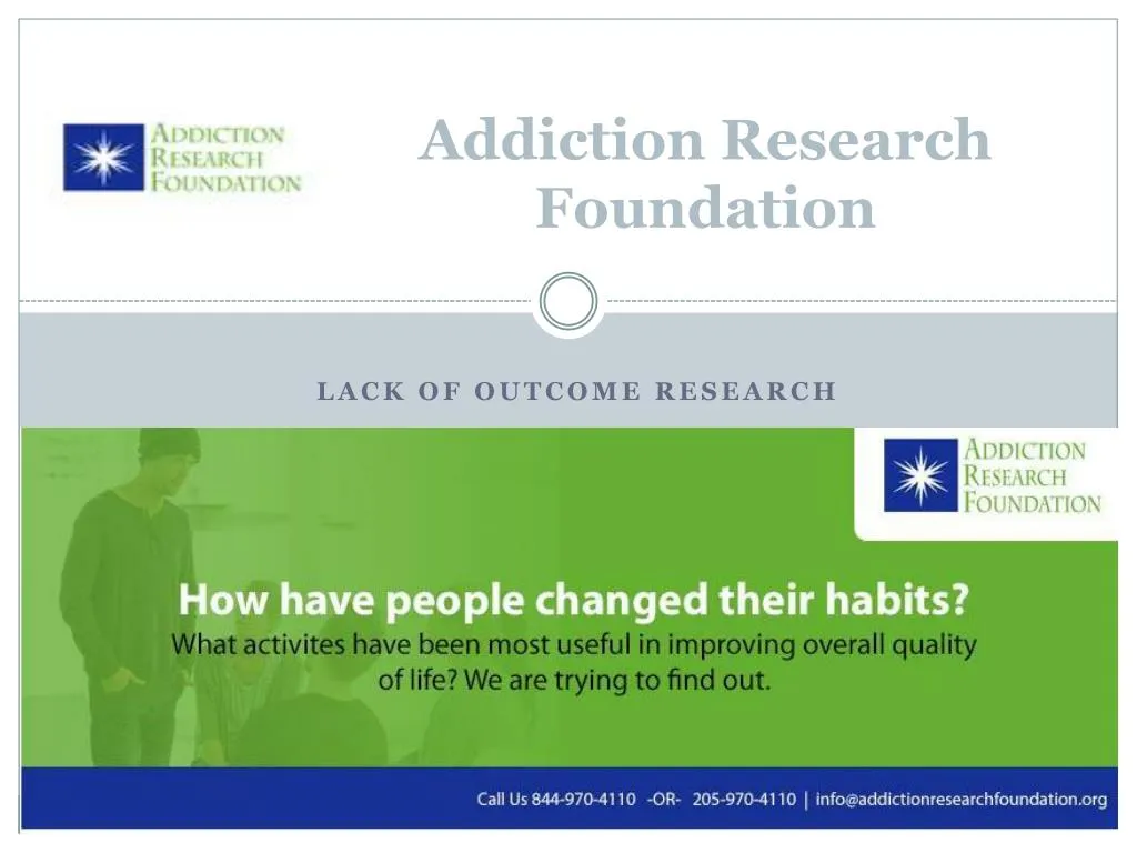 addiction research foundation