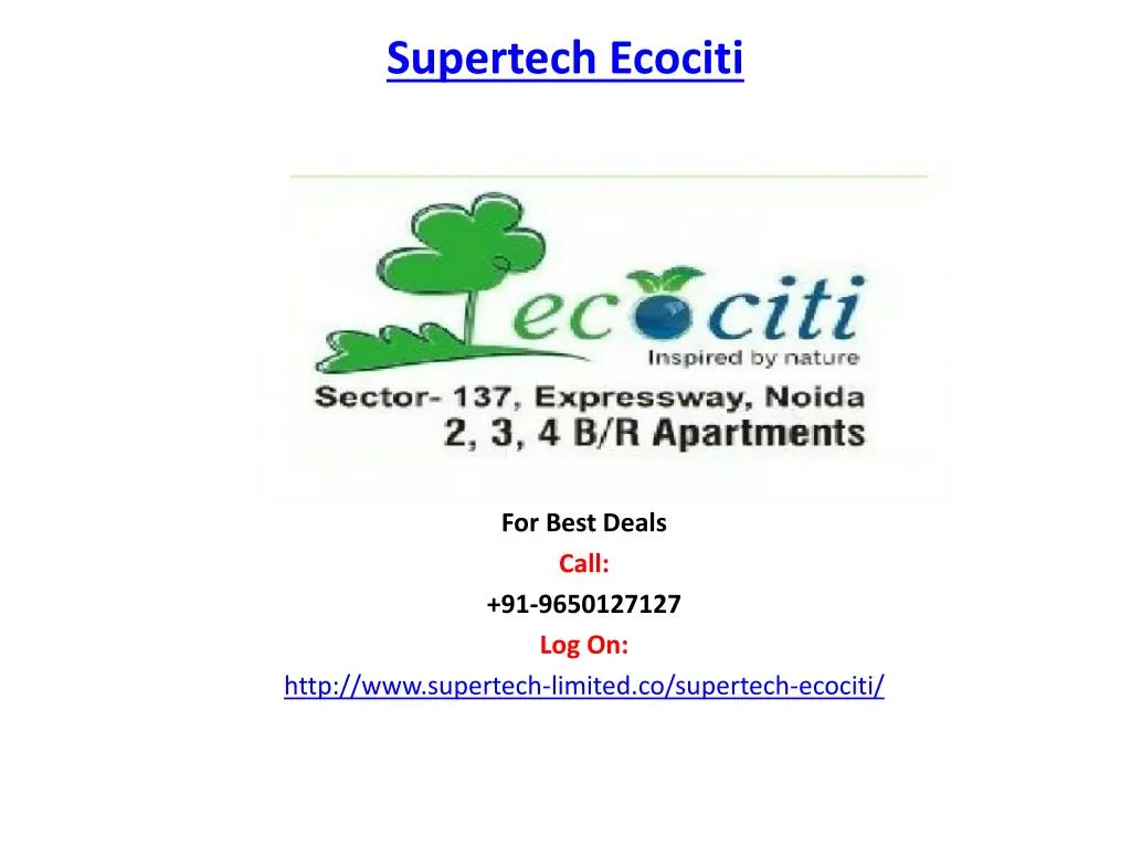 supertech ecociti