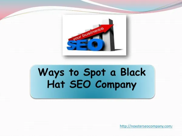 Ways to Spot a Black Hat SEO Company