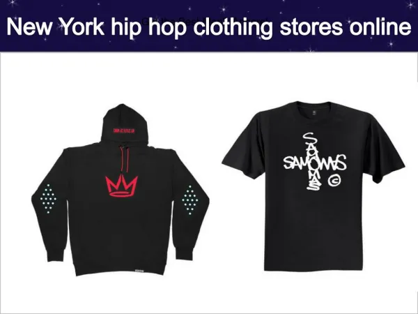 New York hip hop clothing stores online