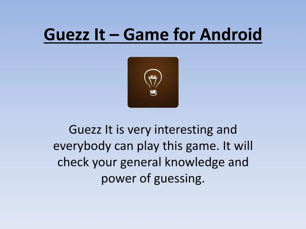 guezz it game for android