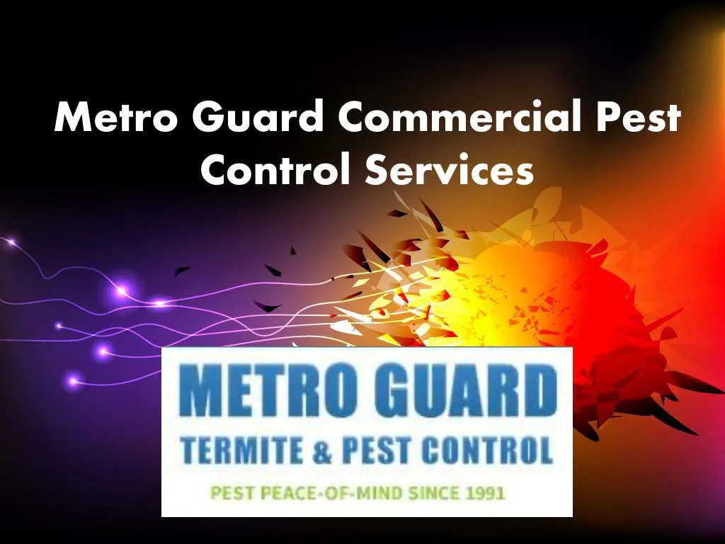 metro guard commercial pest control services