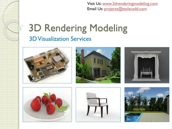 3D Rendering Modeling - Top-notch 3D Visualization Services