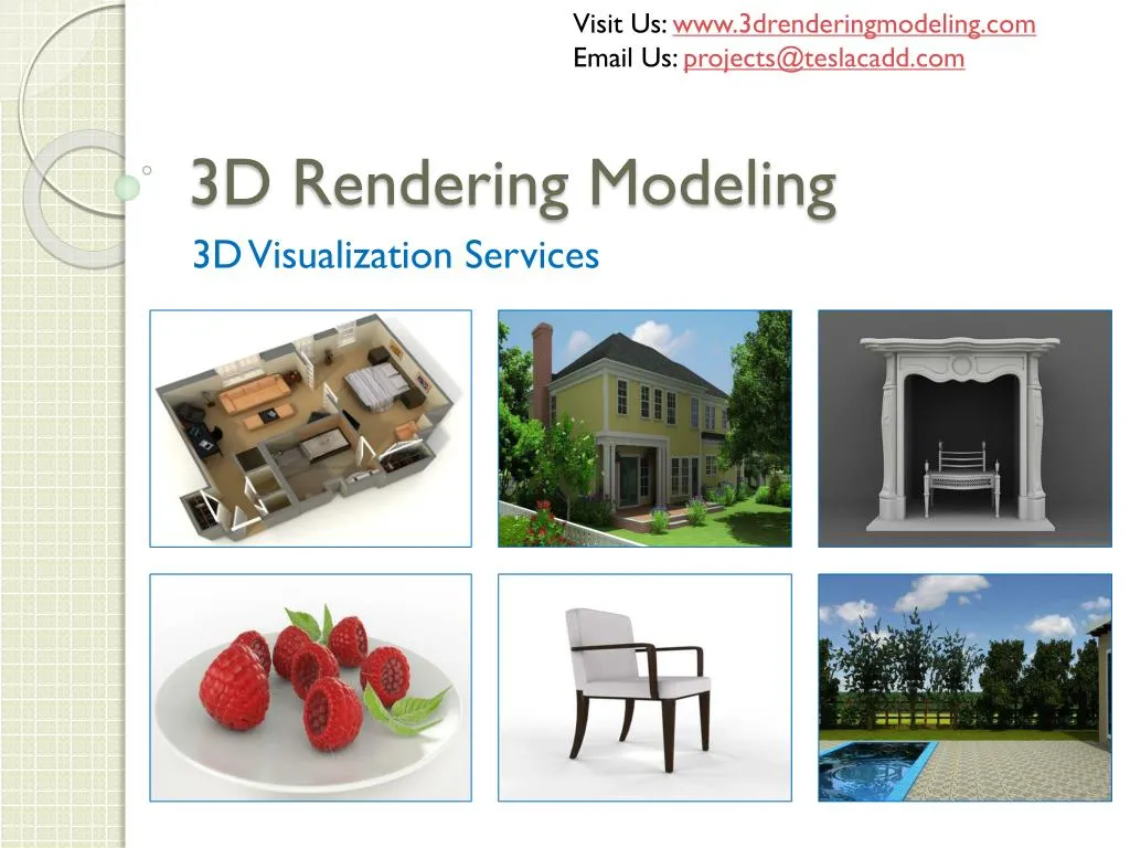 3d rendering modeling