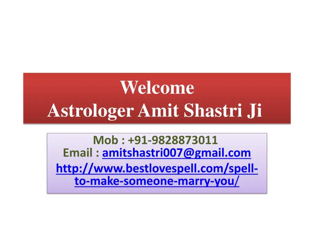 welcome astrologer amit shastri ji