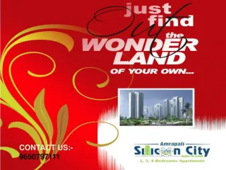 Amrapali silicon city noida - slide 1
