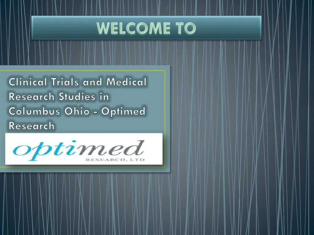 clinical trials and medical research studies in columbus ohio optimed research