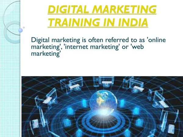 Digital MarketingTraining In India