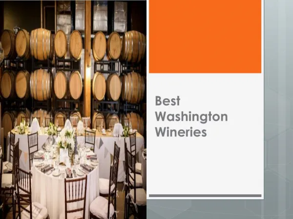 Best Washington Wineries