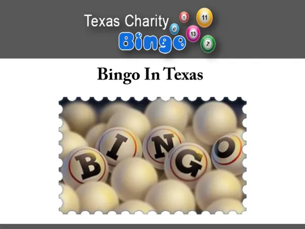 Bingo In Texas