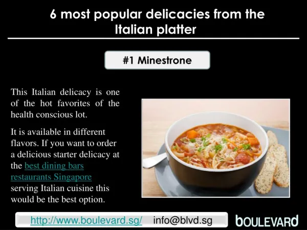 6 most popular delicacies from the Italian platter 