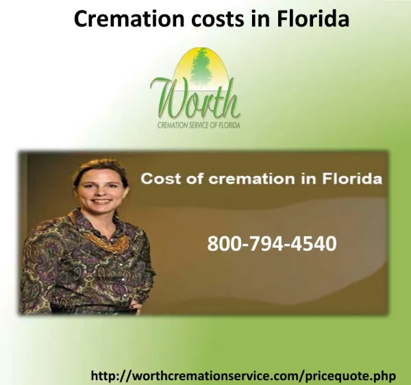 Cremation costs in Florida