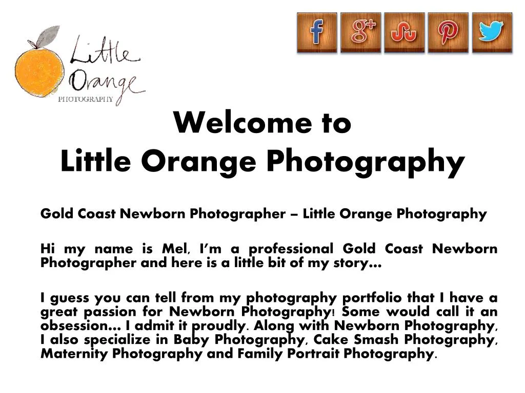 welcome to little orange photography