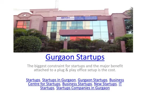 Gurgaon Startups