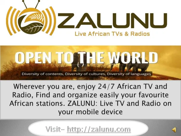 ZALUNU - Live African TV and Radio | Live TV and Radio