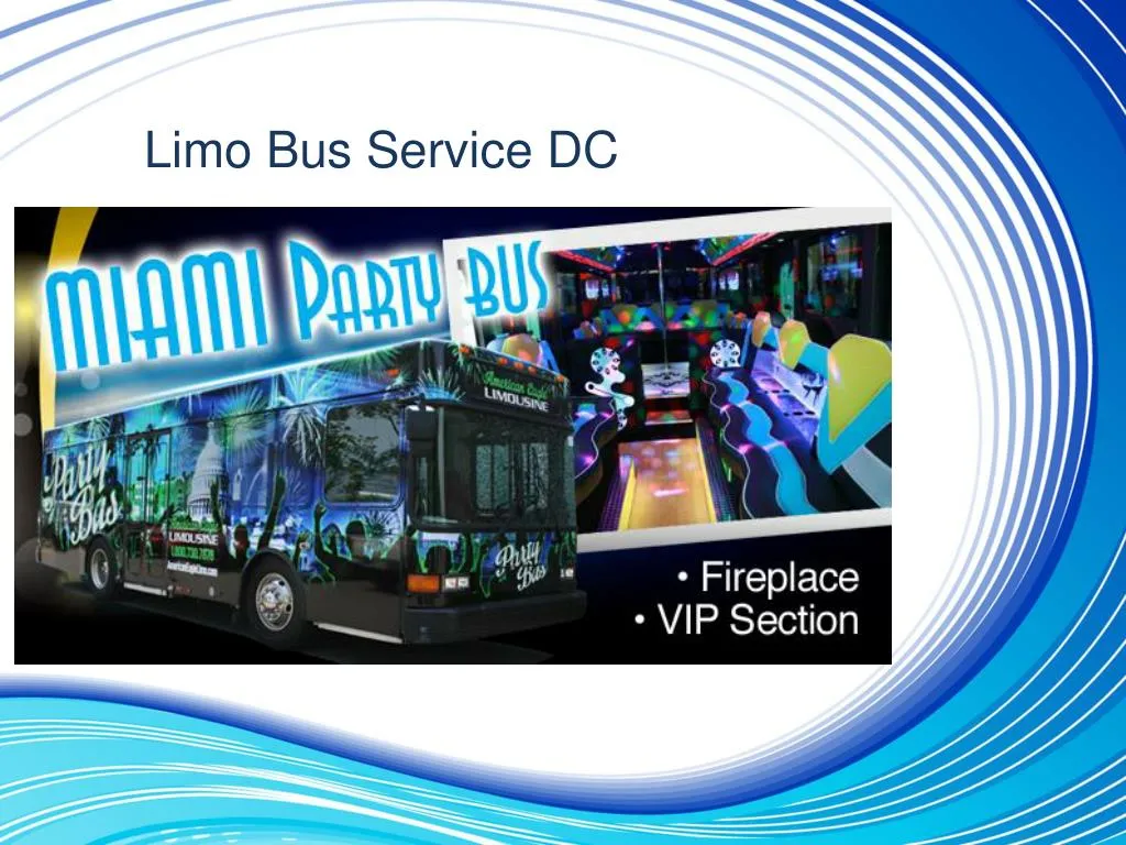 limo bus service dc