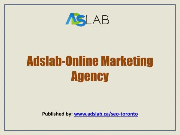 Adslab-Online Marketing Agency