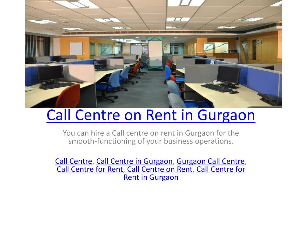 call centre on rent in gurgaon