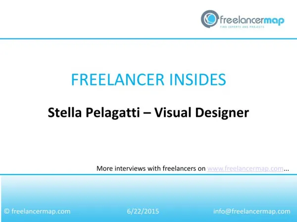 Stella Pelagatti - Visual Designer