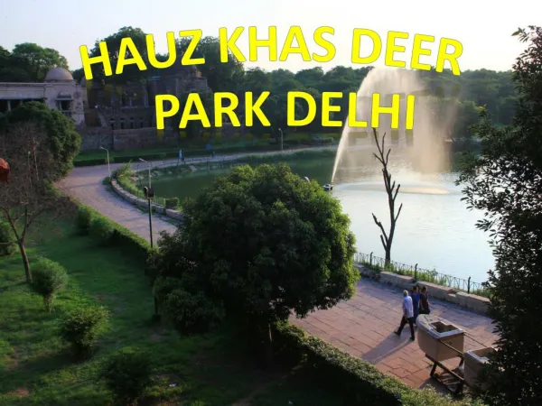 Deer Park Delhi at Hauz Khas - Find Timing And Map