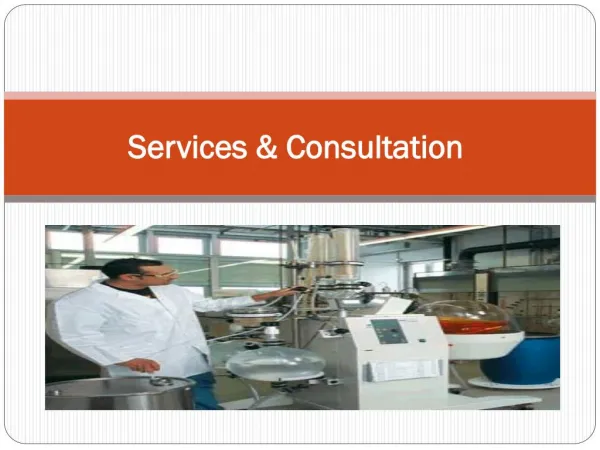 Services & Consultation