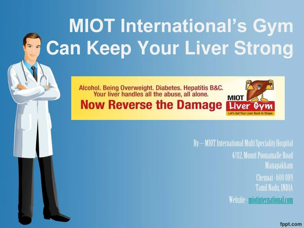 miot international s gym can keep your liver strong