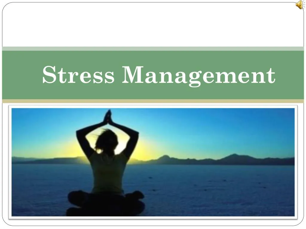 stress management