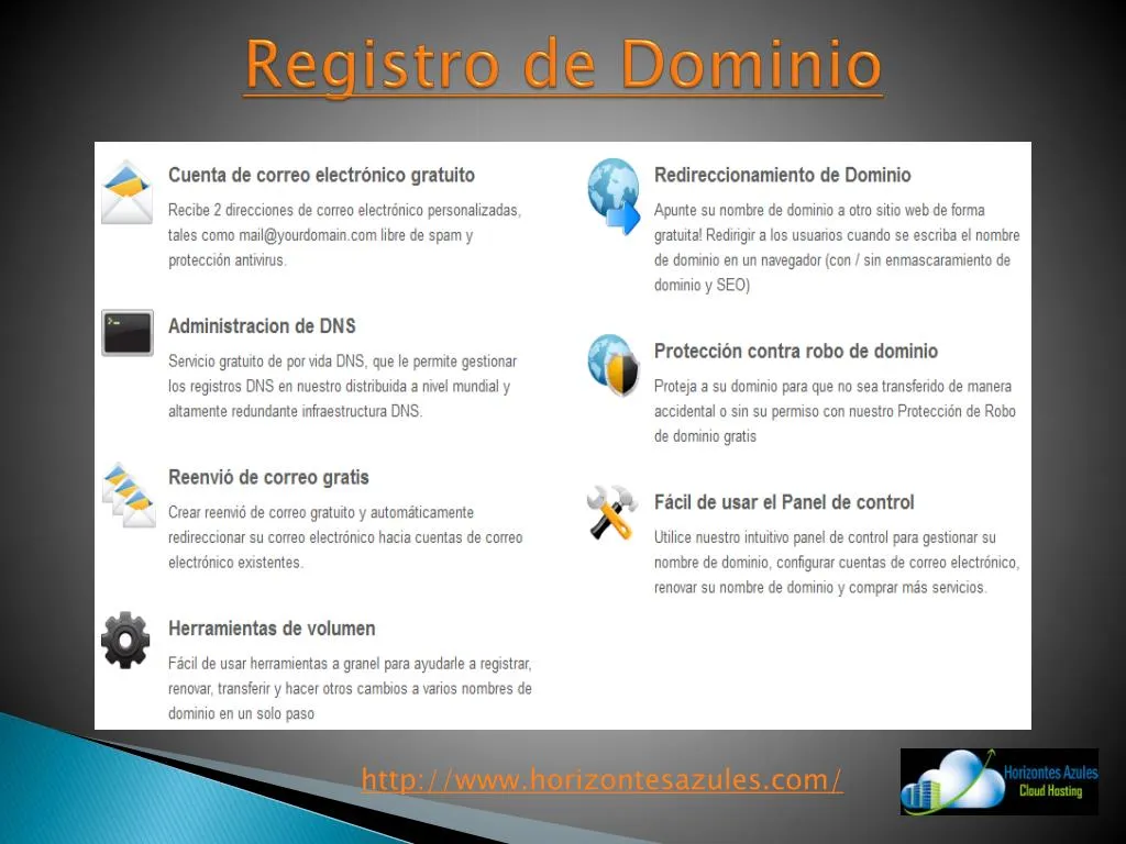 registro de dominio