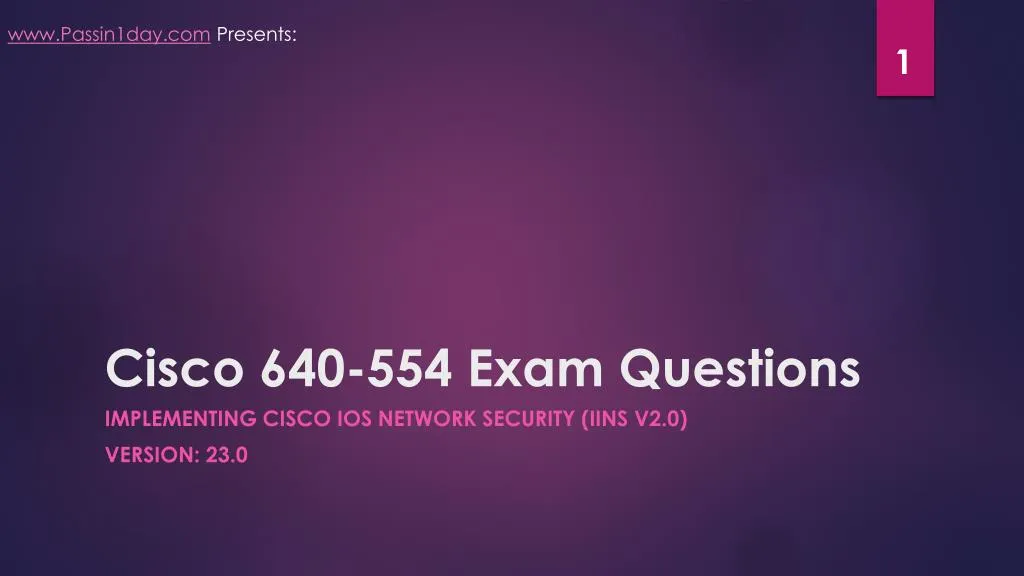 cisco 640 554 exam questions