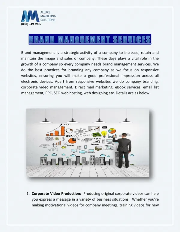 Brand Management Services | Allurebusiness.com