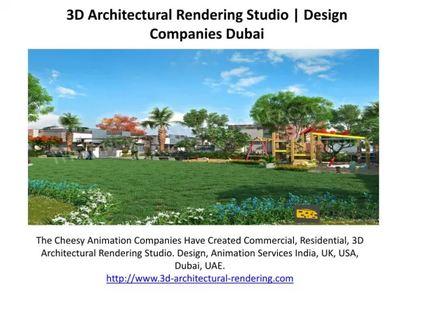 3D Architectural Rednering