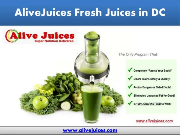 Fresh Juices DC
