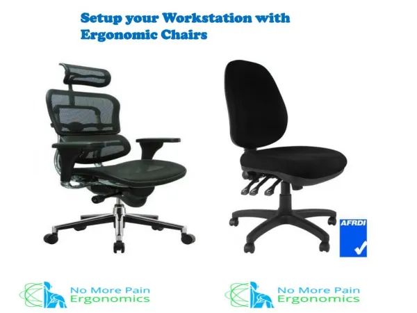 Setup your Workstation with Ergonomic Chairs