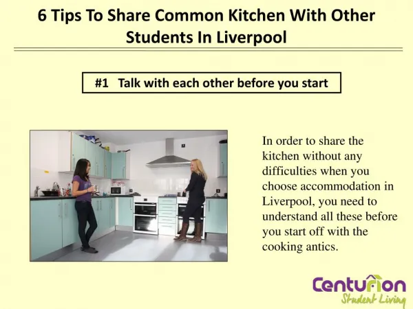 6 tips to share common kitchen with other students in Liverp