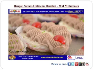 Bengali Sweets Online in Mumbai - MM Mithaiwala - slide 1