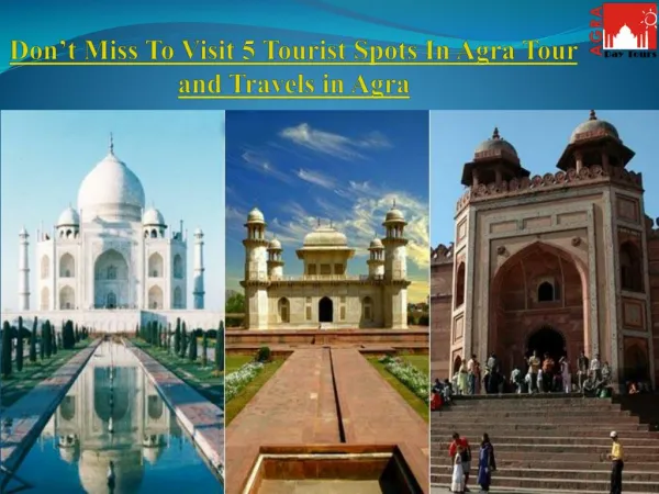 Best Tour and Travels in Agra