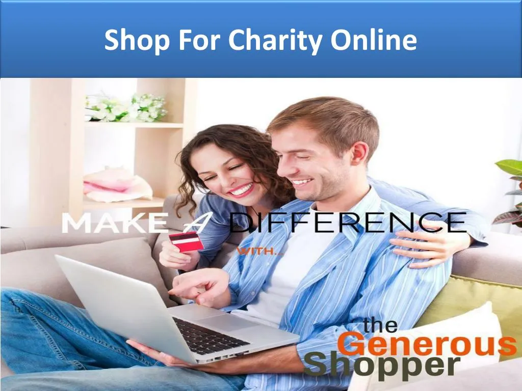 shop for charity online